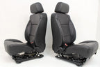2014 - 2019 GM Sierra Silverado LTZ Front Seats, Black Leather, Powered Heated