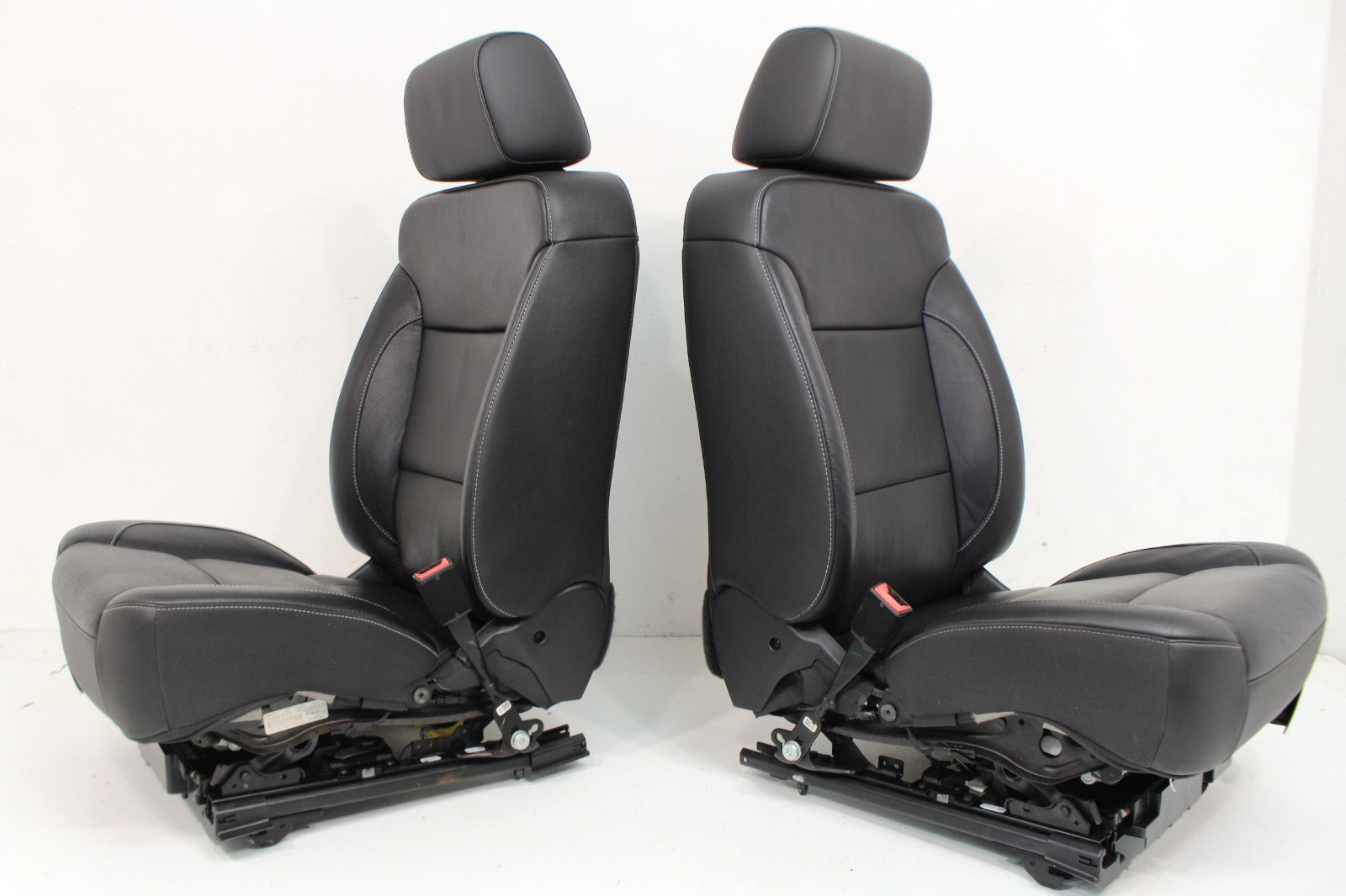 2014 - 2019 GM Sierra Silverado LTZ Front Seats, Black Leather, Powered Heated