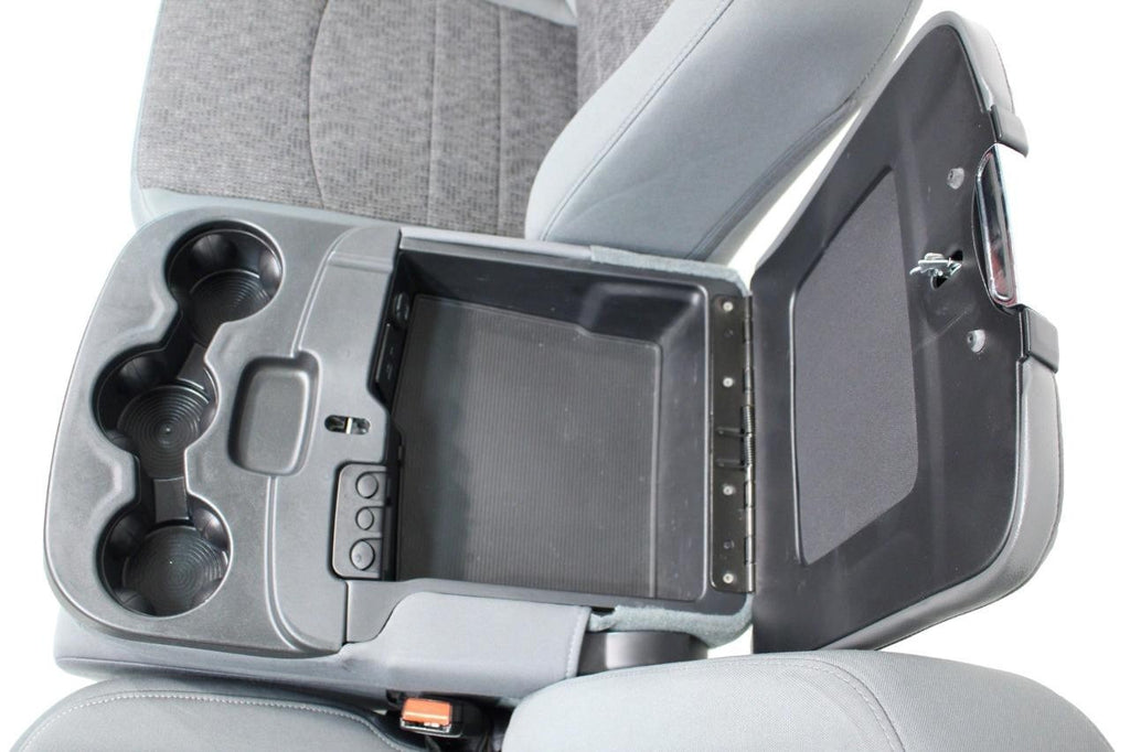 2009 - 2018 Dodge Ram Front Bench Seat, Powered w/ Center Jumpseat, Diesel Gray