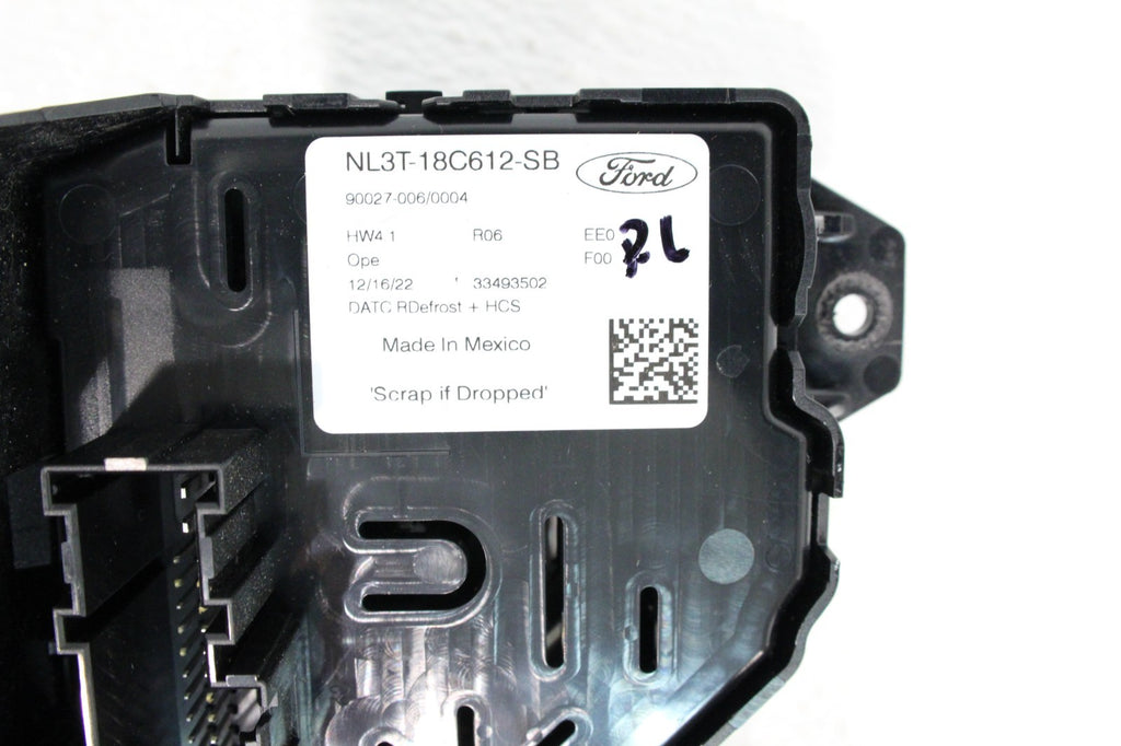 2021-2025 F150 Climate Control w/ Dual Zone, Cooled and Heated Seats