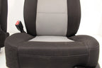 1998 - 2009 Ford Ranger Front Seats, Black Gray Cloth Bucket, Extended Cab