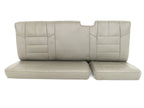 2008 - 2010 Ford Super Duty Supercab Ext Cab Rear Seats,  Stone Gray Leather OEM