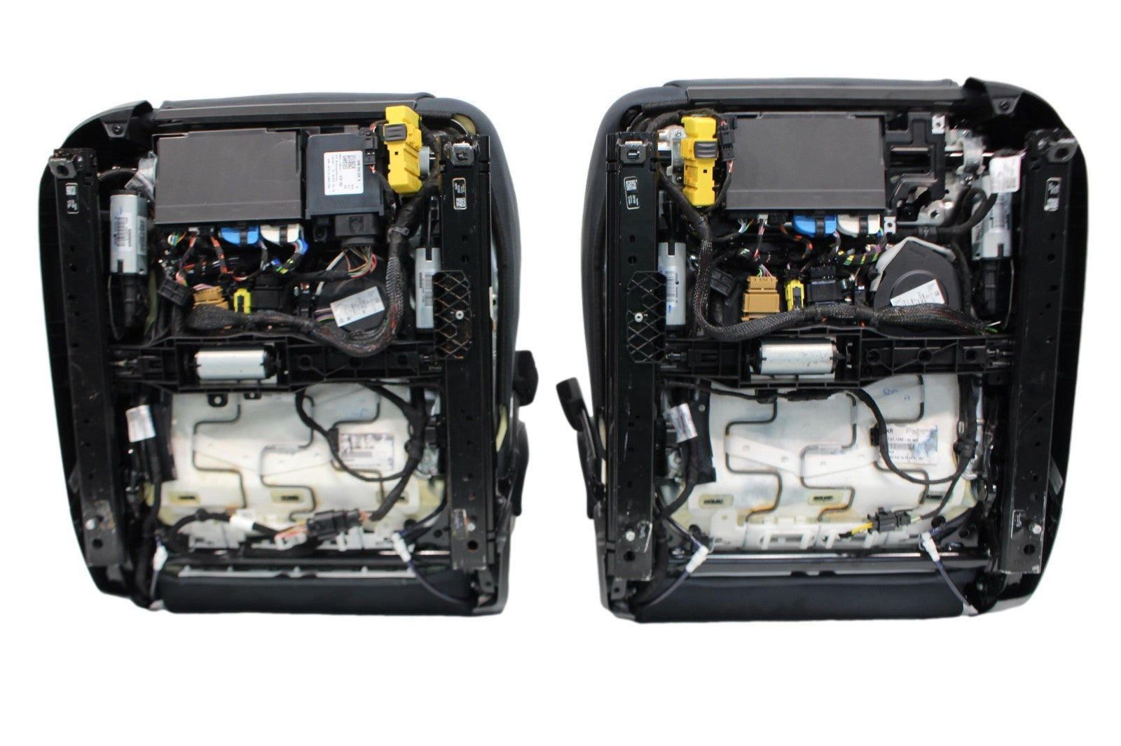 2020 2024 Porsche 911 992 Sport Seats 18-Way Graphite Blue Leather Cognac Stitch