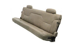 1995-2000 GMC Sierra Chevy Silverado Rear Seat, Neutral Tan Leather Extended Cab