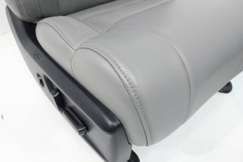 2014 - 2021 Toyota Tundra Seats Set Crewmax, OEM Gray Leather Heated Limited