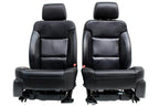 2014 - 2019 Sierra Chevy Silverado Front Seats, LTZ Power Black Leather, Heated