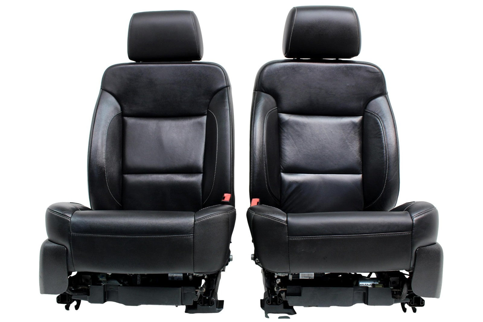 2014 - 2019 Sierra Chevy Silverado Front Seats, LTZ Power Black Leather, Heated