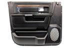 2013-2018 Ram Driver Front Door Panel, Laramie Crew Black Woodgrain 2190245-DX9