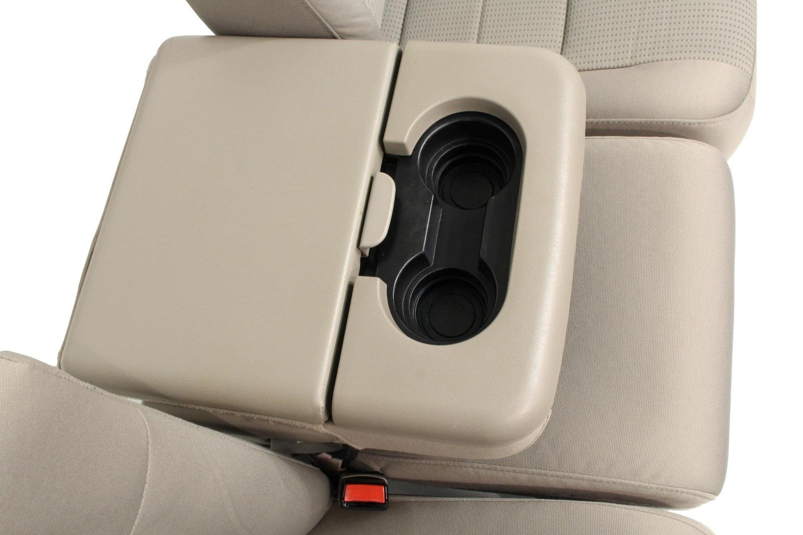 1999-2010 Ford Super Duty Stone Gray Cloth Bucket Seats with Folding Jump Seat