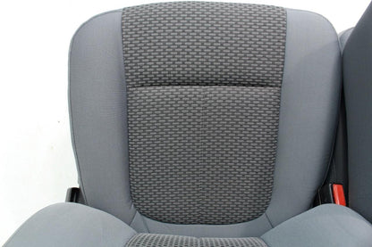 1999-2016 Ford Super Duty Steel Gray Cloth Seats with Center Console Jump Seat