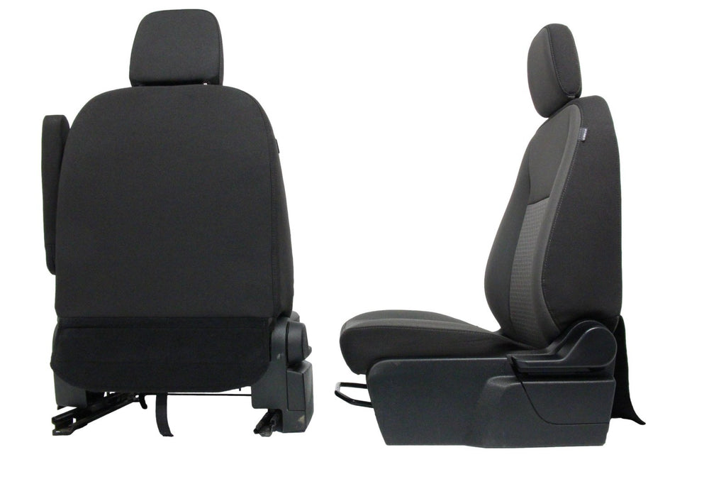 2015 - 2026 Ford Transit Seats, Dark Gray Cloth, Manual w/ Dual Armrests Lumbar