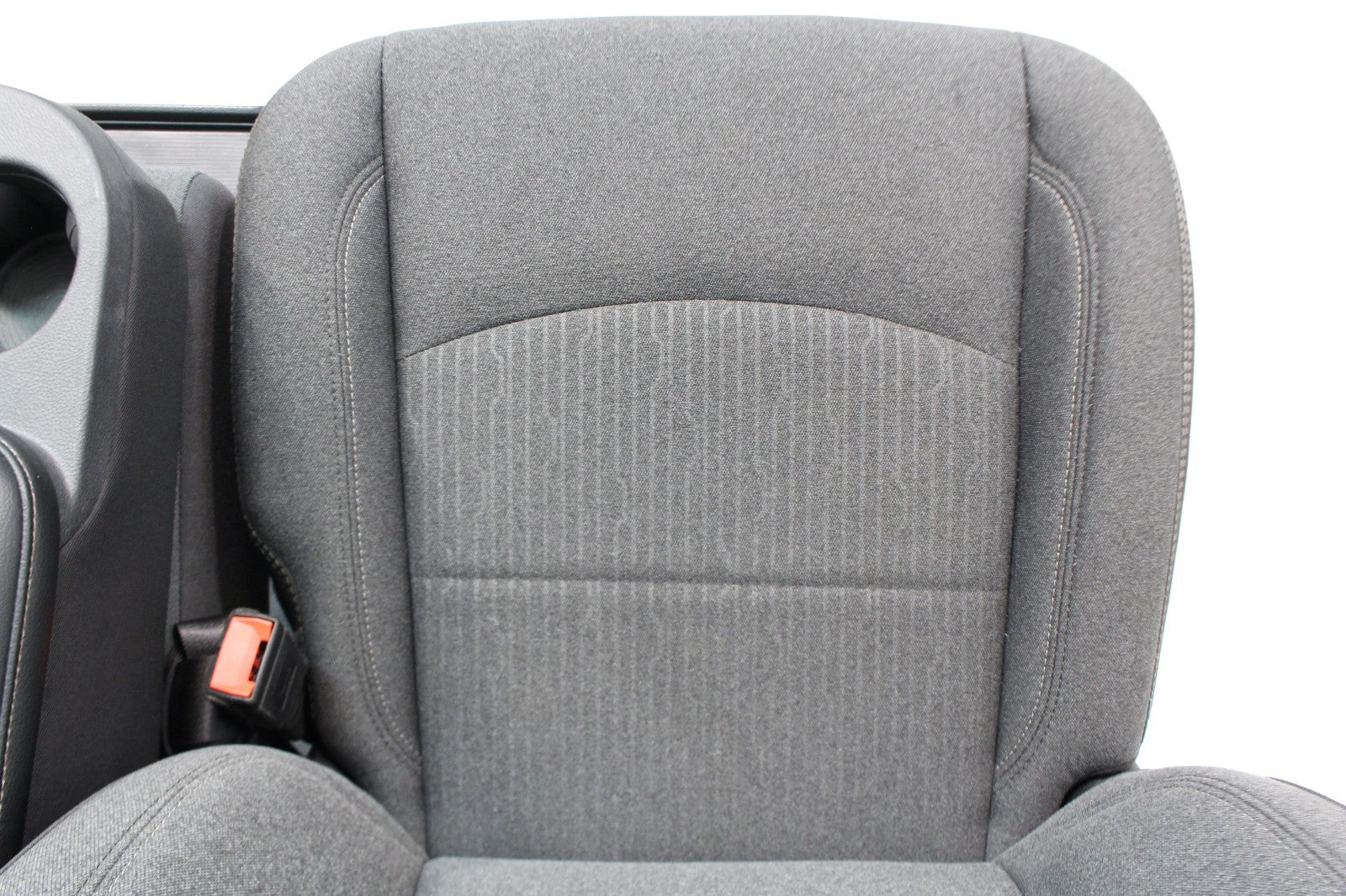 2019 - 2024 Ram HD Front Bench Seat, Diesel Gray Cloth Manual w Center Jump Seat