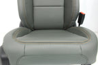 2020 - 2025 Jeep Gladiator Mojave X Power Leather Seats - Black Green OEM