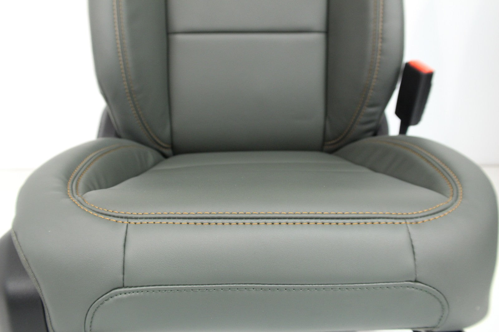 2020 - 2025 Jeep Gladiator Mojave X Power Leather Seats - Black Green OEM