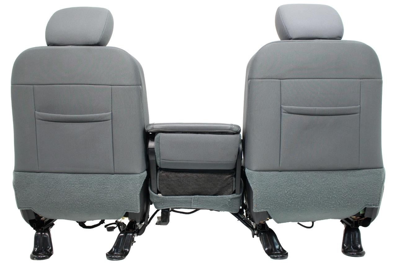2009 - 2018 Dodge Ram Front Bench Seat, Powered w/ Center Jumpseat, Diesel Gray