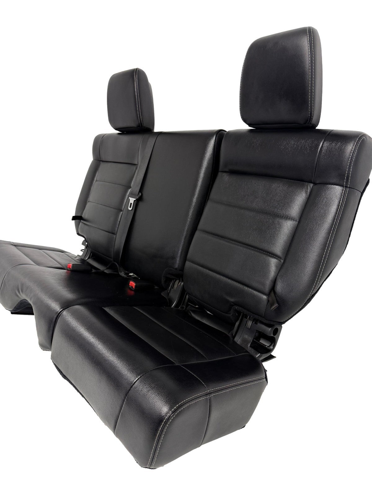 2007-2018 Jeep JK JKU 4-Door Wrangler Unlimited Seats Set, Black Leather Heat