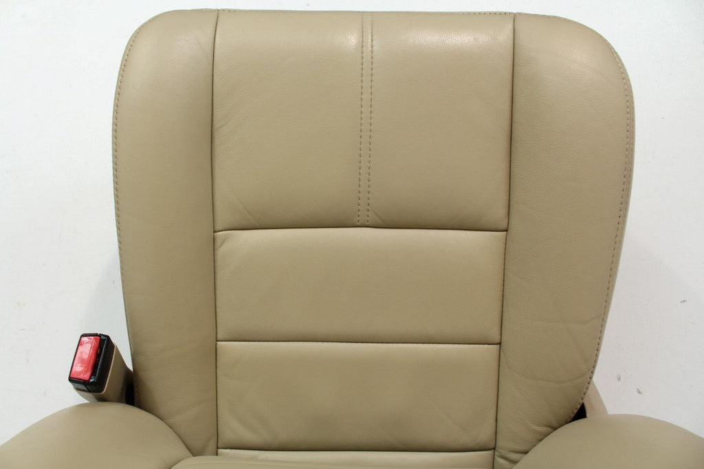 2008 - 2010 Ford Super Duty Front Seats, Lariat Tan Leather Heated Powered OEM