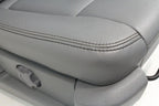 2009 - 2014 Ford F150 Front Seats, XLT Steel Gray Leather w/ Power Driver Seat