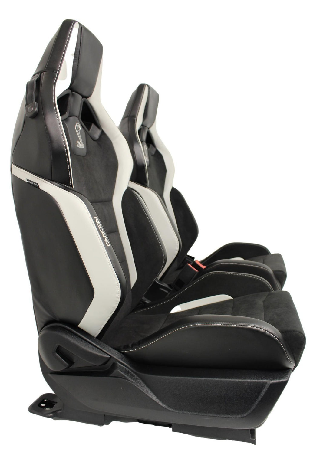 2015 - 2025 Mustang Shelby GT500 Recaro Front Seats Suede S550 S650 OEM Leather