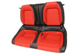 2015 - 2023 Ford Mustang Rear Seats, GT Premium Coupe - Showstopper Red Leather