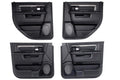 2013 - 2018 DS Ram Door Panels, Crew Cab Laramie Black w/ Switches OEM Mint