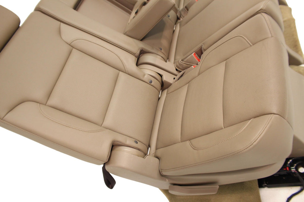 2015-2020 Yukon XL Suburban 2nd Row Bench Seat, LTZ Tan Leather Powered Heated