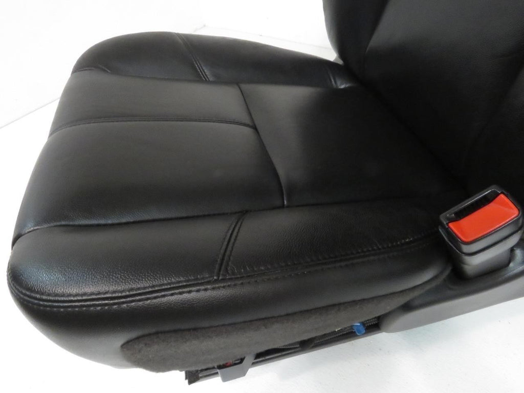 2007 - 2014 GM Silverado Tahoe Front Seats, LT Black Leather Lumbar Power Heated