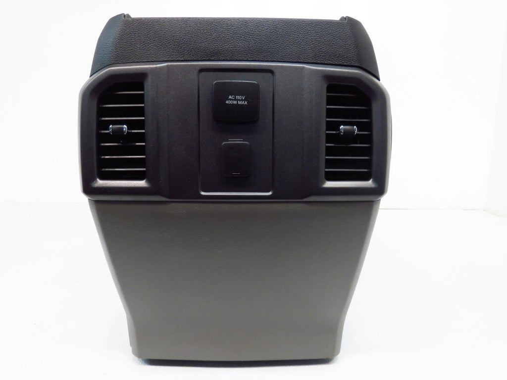 15-22 Ford Truck Center Console & Install Kit w/o Shifter - Gray Vinyl XLT