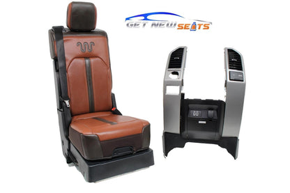 Ford King Ranch Jump Seat Center Console F150 Super Duty F250 Center Seat