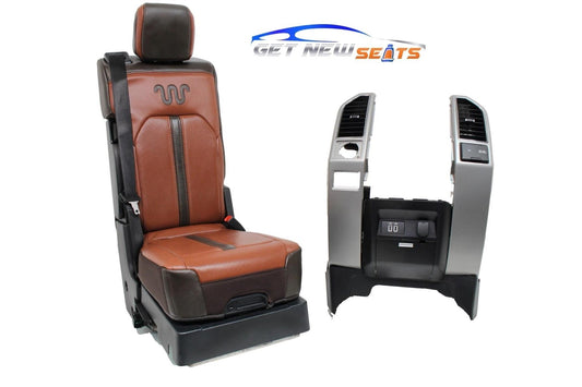 Ford King Ranch Jump Seat Center Console F150 Super Duty F250 Center Seat
