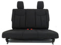 2007-2018 Jeep Wrangler 2-Door JK Rear Seat, OEM Black Cloth Folding Bench