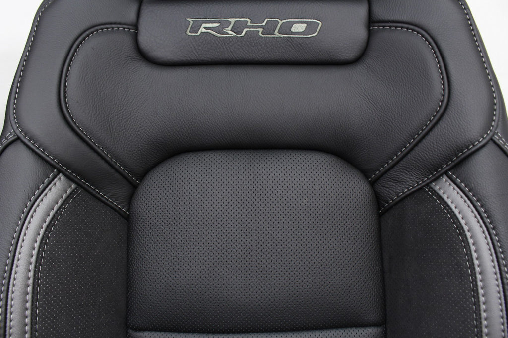 2019 - 2025 Ram 1500 Seats, Crew Cab Set, RHO Black Leather, Heated Cool Massage