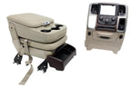 2013 - 2018 Dodge Ram Tan Leather Center Console Jump Seat Complete Kit