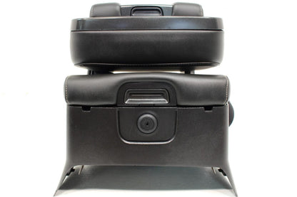 2014 - 19 Chevy Silverado GMC Sierra Black Leather Folding Jump Seat Console Kit