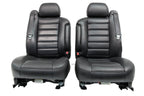 2003 - 2007 Hummer H2 Seats Set, Black Leather Powered Heated OEM