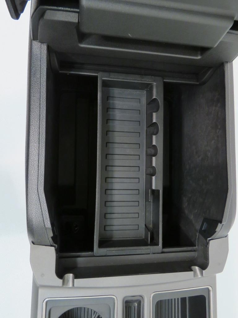 15-22 Ford Truck Center Console & Install Kit w/o Shifter - Black Vinyl XLT