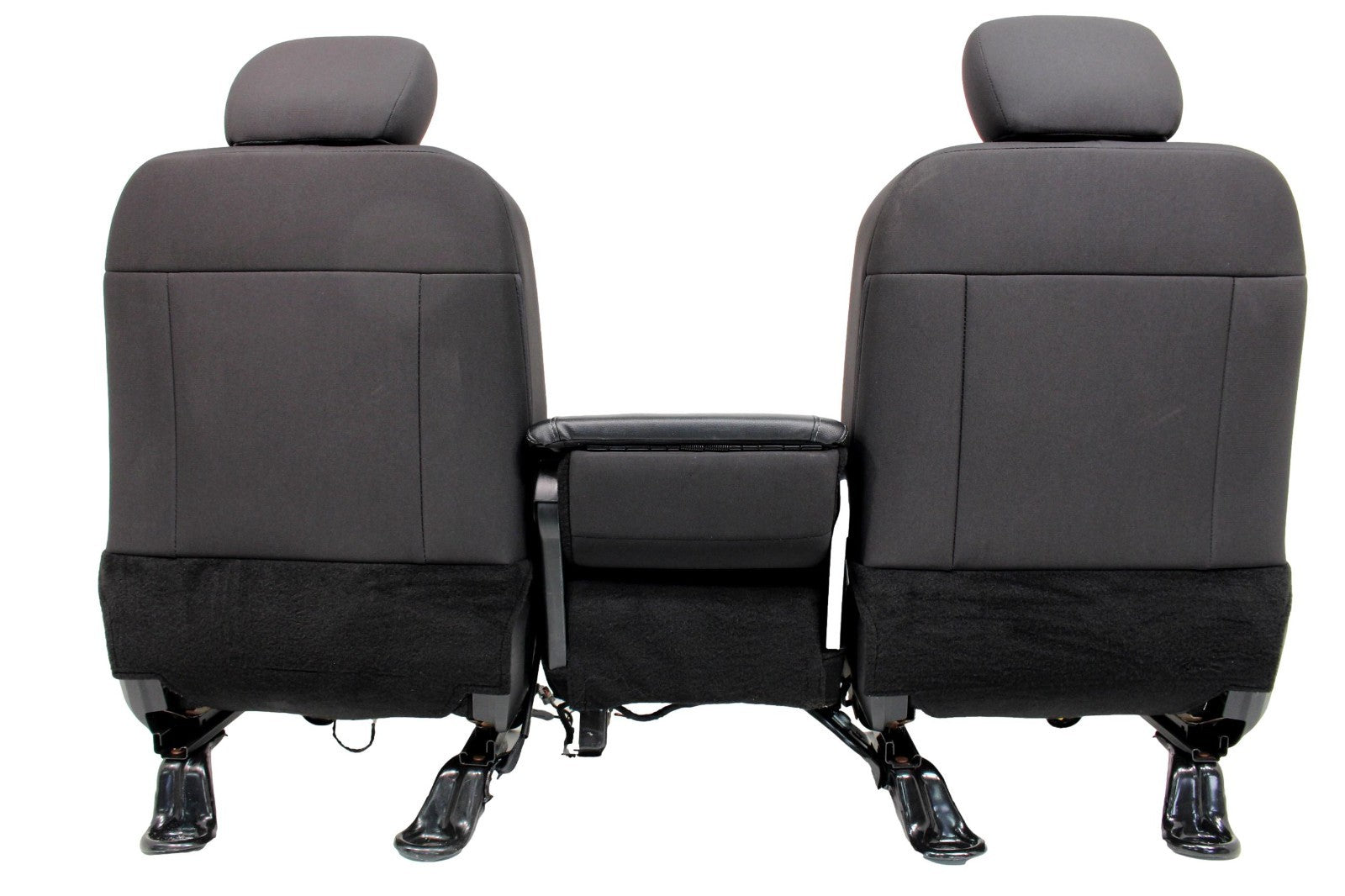 2009-2024 Dodge Ram Seats, Quad Cab Front & Rear, Manual Black Cloth w/ Jumpseat