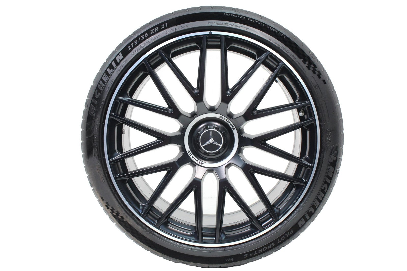 22 - 25 Mercedes SL63 AMG 21" Forged 10-Spoke Wheels Tires Michelin PS4S OEM Set