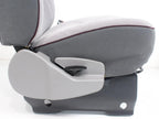 Ford Econoline Front Bucket Seats, Powered Gray Cloth w/ Folding Armrests, 1997+