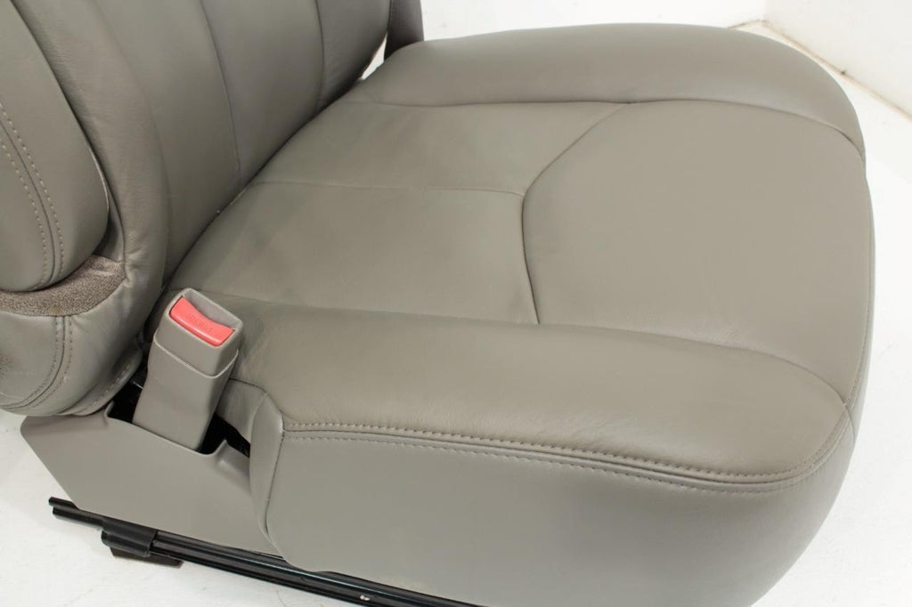 99 - 06 Silverado Sierra Tahoe Yukon Heated Power Leather Seats Pewter Gray OEM