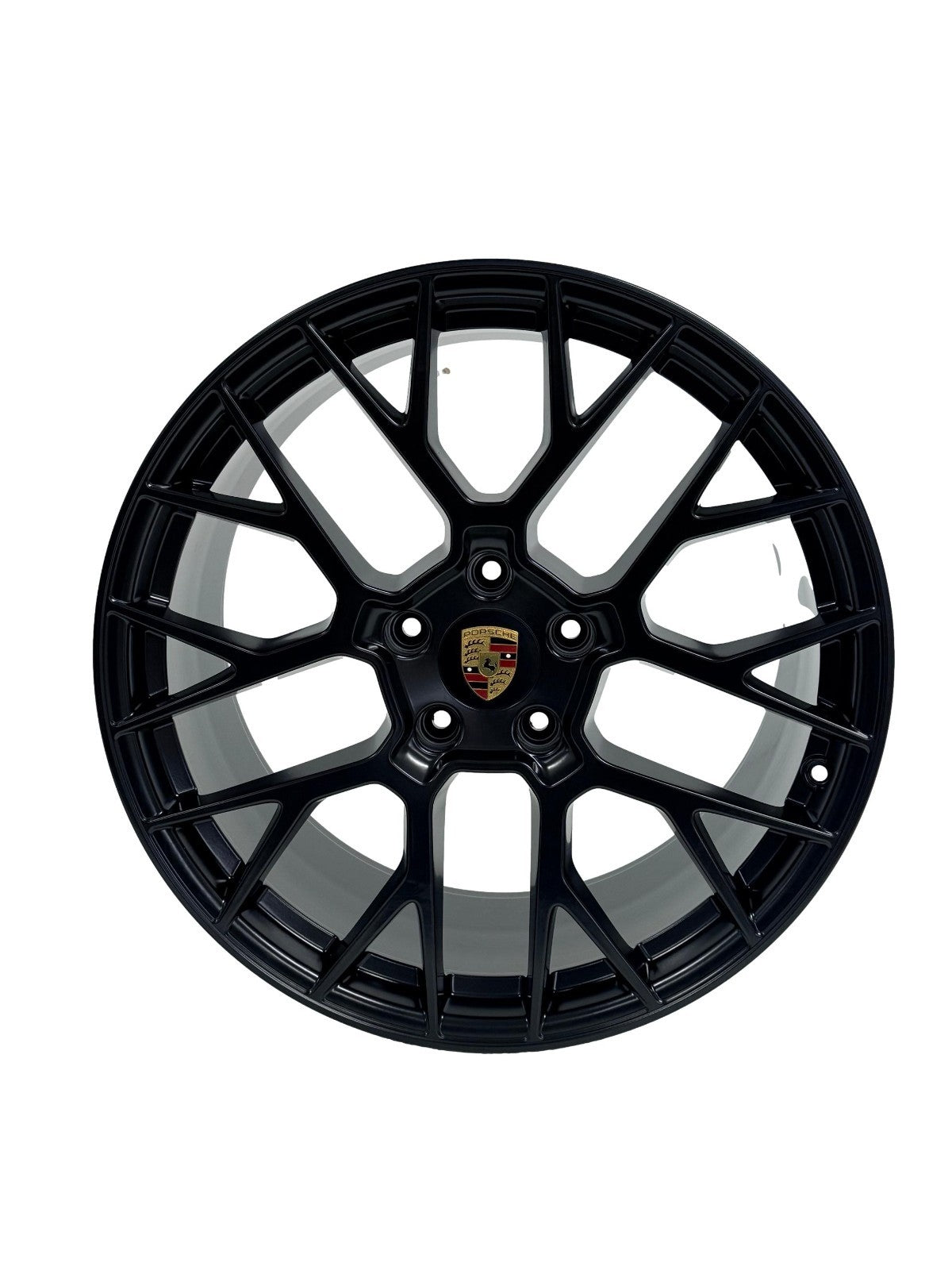 Porsche 911 992 RS Spyder Design 20"/21" Staggered Wheel Set Black w/ TPMS Lugs