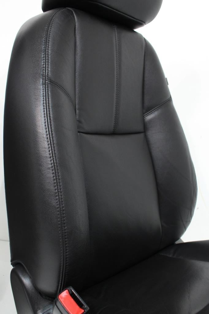 2007-2014 GM Silverado Tahoe Front Seats, LT Black Leather Lumbar w Driver Power