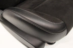 2008 - 2023 Dodge Challenger Front Seats,  Black Leather Suede w/ T/A Embroidery