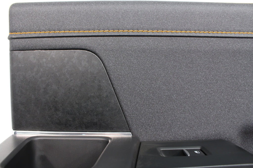 2021 - 2025 Ford F-150 Tremor Rear Passenger Door Panel | Black & Active Orange