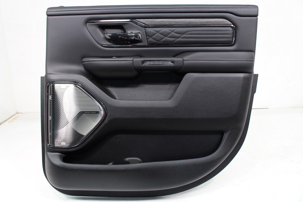 2019-2026 Ram 1500 Interior Seats Console Panels, Limited Quilted Black Leather