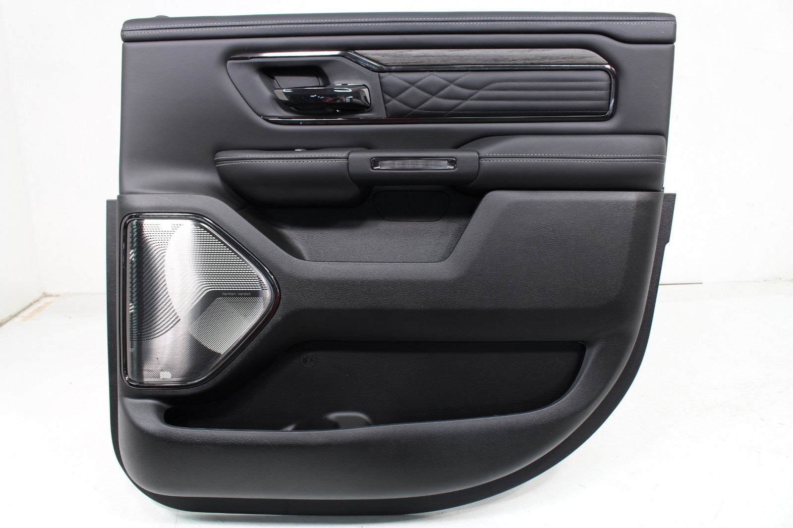 2019-2026 Ram 1500 Interior Seats Console Panels, Limited Quilted Black Leather