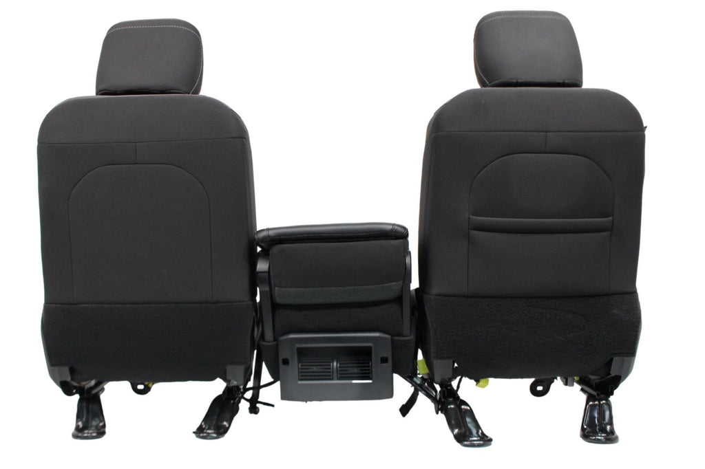 2019 - 2024 Ram HD Front Bench Seat, Diesel Gray Cloth Manual w Center Jump Seat