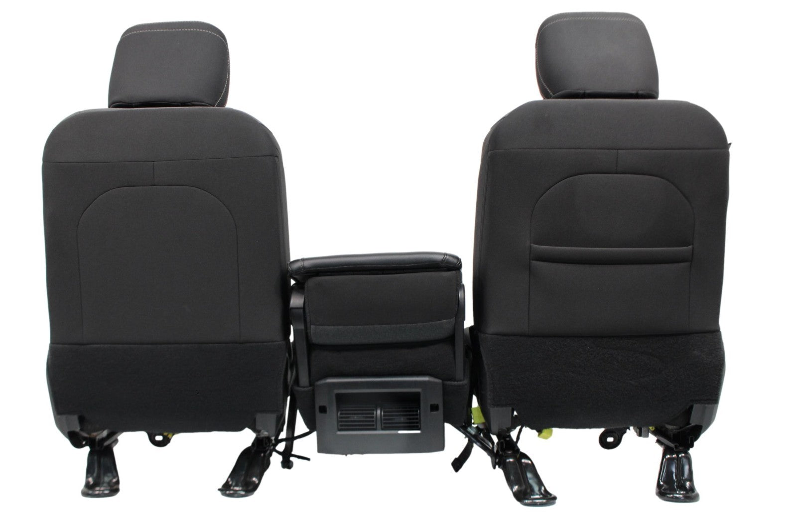 2019 - 2024 Ram HD Front Bench Seat, Diesel Gray Cloth Manual w Center Jump Seat
