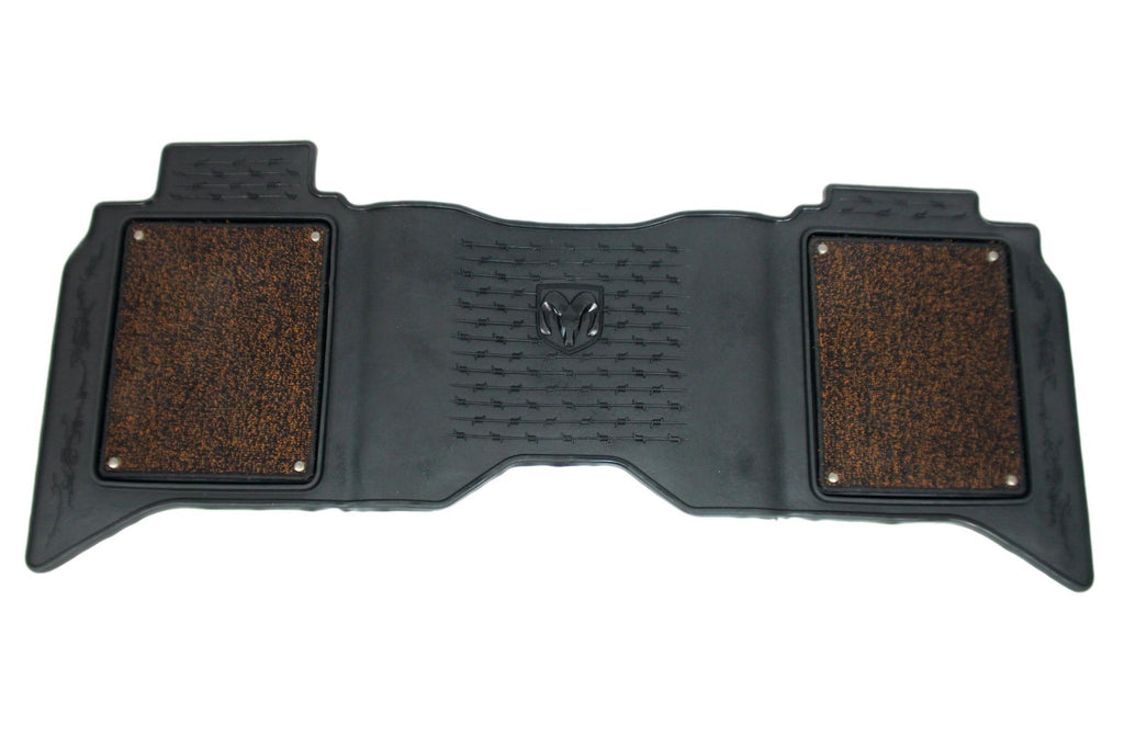 13-18 Ram 1500 2500 3500 Crew Cab OEM Limited Longhorn Hybrid Floor Mats, Brown