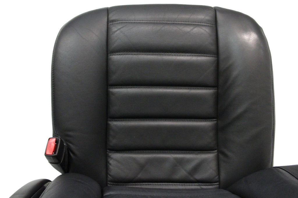 2003 - 2007 Hummer H2 Seats Set, Black Leather Powered Heated OEM